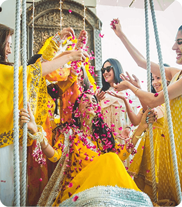 A image of a concrete sphere, balanced between two other larger spheres