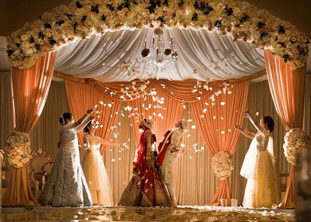 Data points on top of landscape